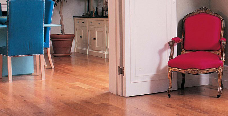 Hardwood floor in the home