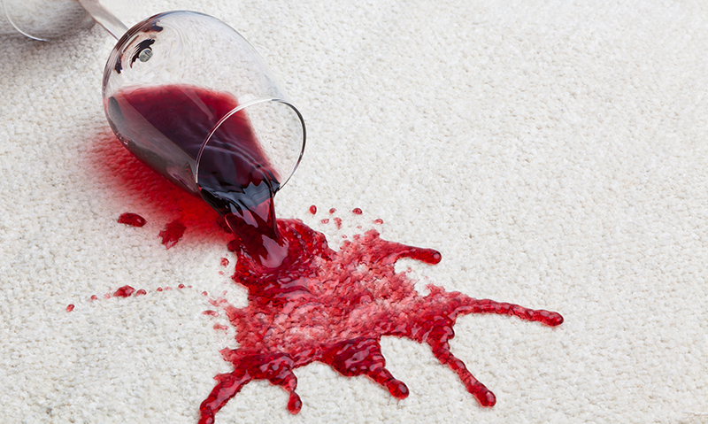 A Red Wine Stain On A Carpet